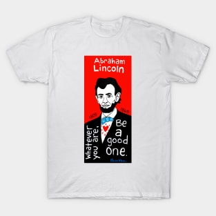 Abraham Lincoln pop folk art T-Shirt